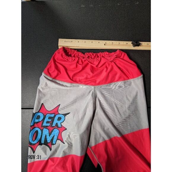 Warrior Appareal "Super Mom" Leggings Women's Size Large - Picture 6 of 7